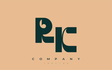 RK Soyut Geometrik Logo Tasarımı. Basit tipografi elementleriyle modern ve zarif logo tasarımı, markalaşma mükemmelliği.