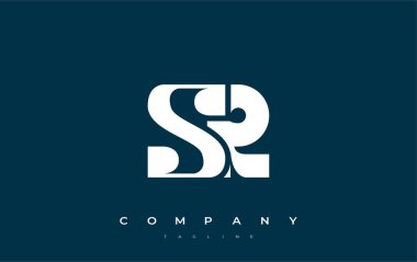 SR Soyut Geometrik Logo Tasarımı. Basit tipografi elementleriyle modern ve zarif logo tasarımı, markalaşma mükemmelliği.