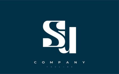 SU Soyut Geometrik Logo Tasarımı. Basit tipografi elementleriyle modern ve zarif logo tasarımı, markalaşma mükemmelliği.