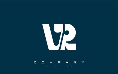 VR Soyut Geometrik Logo Tasarımı. Basit tipografi elementleriyle modern ve zarif logo tasarımı, markalaşma mükemmelliği.