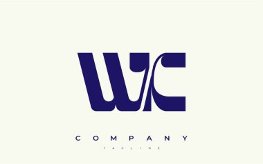 WK Soyut Geometrik Logo Tasarımı. Basit tipografi elementleriyle modern ve zarif logo tasarımı, markalaşma mükemmelliği.