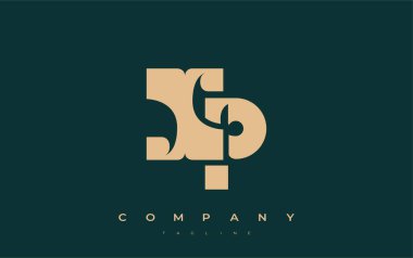 XP Soyut Geometrik Logo Tasarımı. Basit tipografi elementleriyle modern ve zarif logo tasarımı, markalaşma mükemmelliği.