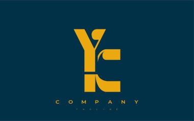 YK Soyut Geometrik Logo Tasarımı. Basit tipografi elementleriyle modern ve zarif logo tasarımı, markalaşma mükemmelliği.