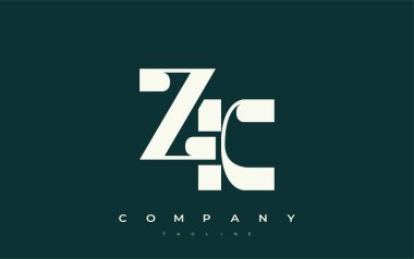 ZK Soyut Geometrik Logo Tasarımı. Basit tipografi elementleriyle modern ve zarif logo tasarımı, markalaşma mükemmelliği.