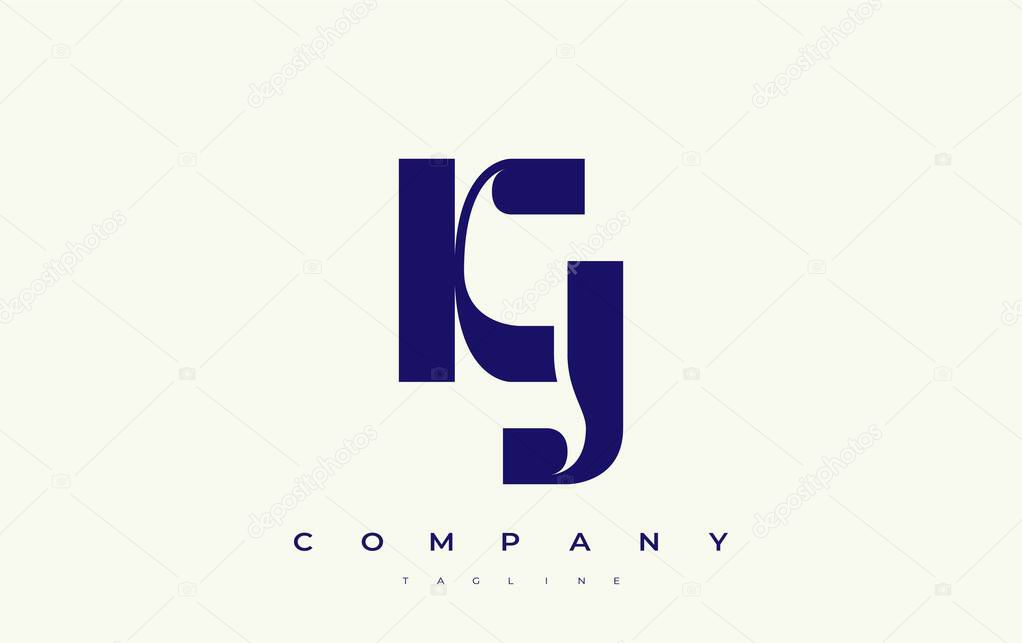 KJ Abstract Geometric Logo Design. Modern and elegant logo design with simplistic typography elements, showcasing branding excellence.