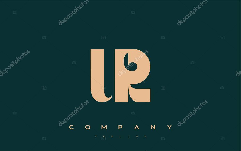 UR Abstract Geometric Logo Design. Modern and elegant logo design with simplistic typography elements, showcasing branding excellence.