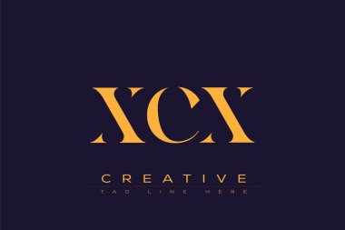 XCX soyut harf logosu tasarımı. Bu logo üç soyut harf tarafından tasarlanmıştır..