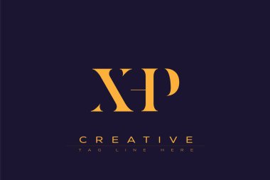 XHP soyut harf logosu tasarımı. Bu logo üç soyut harf tarafından tasarlanmıştır..