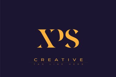 XPS soyut harf logosu tasarımı. Bu logo üç soyut harf tarafından tasarlanmıştır..