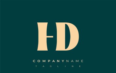 HD Yaratıcı Soyut Tipografi Logosu Tasarımı. Cesur tipografi ve yaratıcı şekilleri birleştiren zarif logo, markalaşma ve kimlik çözümleri için ideal.