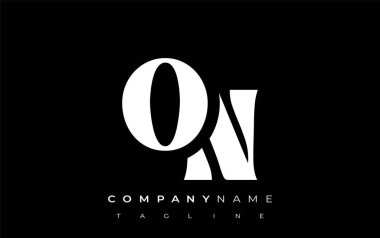 Yaratıcı Soyut Tipografi Logosu Tasarımı üzerine. Cesur tipografi ve yaratıcı şekilleri birleştiren zarif logo, markalaşma ve kimlik çözümleri için ideal.