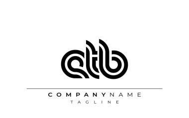 ETB Yaratıcı Eşsiz Modern Harf Logosu Tasarımı. Benzersiz bir harf dizaynına sahip stilize logo, soyut minimalist estetik ve modern cazibe sunar.