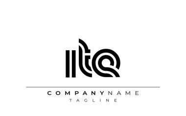 ITE Yaratıcı Eşsiz Modern Harf Logosu Tasarımı. Benzersiz bir harf dizaynına sahip stilize logo, soyut minimalist estetik ve modern cazibe sunar.