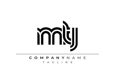 MTJ Yaratıcı Eşsiz Modern Harf Logosu Tasarımı. Benzersiz bir harf dizaynına sahip stilize logo, soyut minimalist estetik ve modern cazibe sunar.