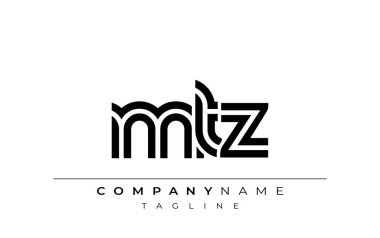 MTZ Yaratıcı Eşsiz Modern Harf Logosu Tasarımı. Benzersiz bir harf dizaynına sahip stilize logo, soyut minimalist estetik ve modern cazibe sunar.