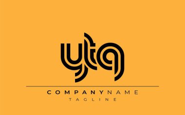 YTQ Yaratıcı Eşsiz Modern Harf Logosu Tasarımı. Benzersiz bir harf dizaynına sahip stilize logo, soyut minimalist estetik ve modern cazibe sunar.