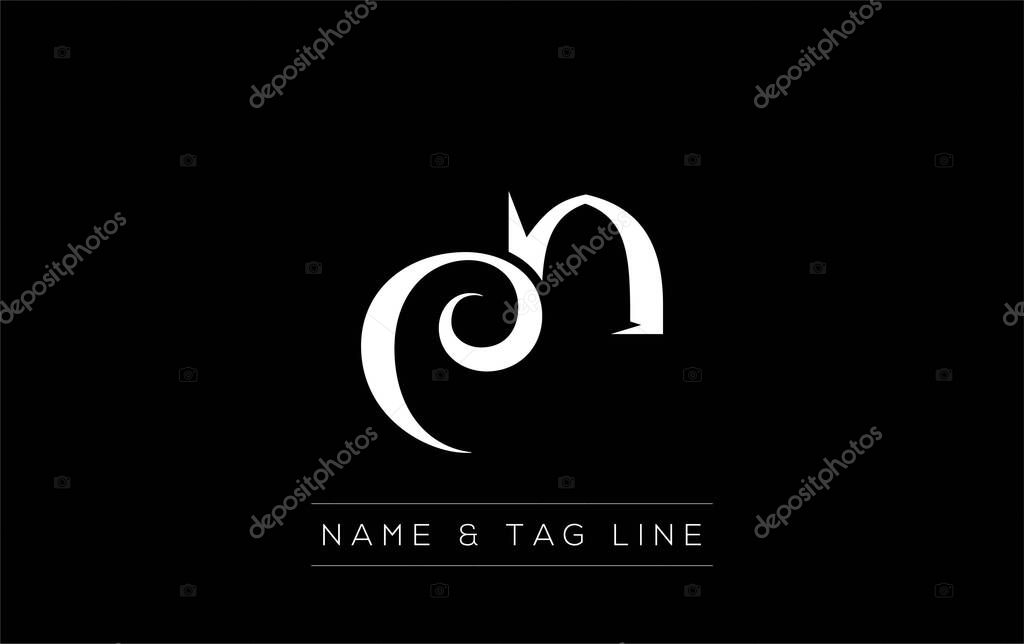 CN logo design. A sophisticated, minimalistic logo design featuring golden stylized typography, perfect for branding concepts emphasizing luxury, professionalism, and contemporary aesthetics.