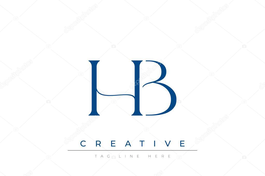 Blue stylized letters HB combined in a modern design on a clean white background, evoking professionalism and creativity. Ideal for branding, business identity, and corporate representation concepts.