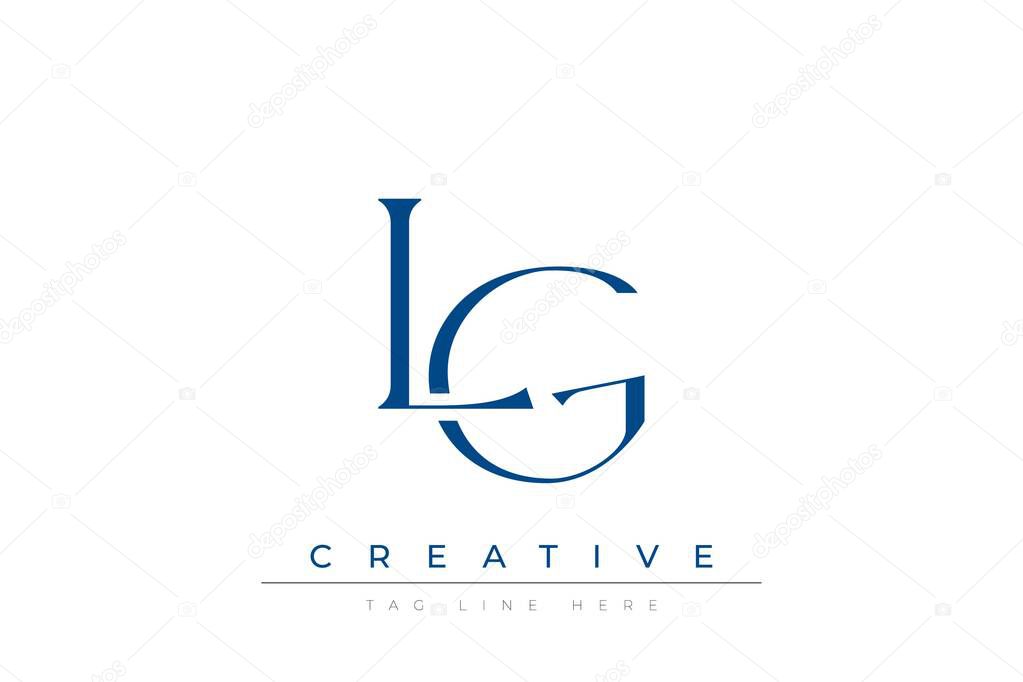 Blue stylized letters LG combined in a modern design on a clean white background, evoking professionalism and creativity. Ideal for branding, business identity, and corporate representation concepts.