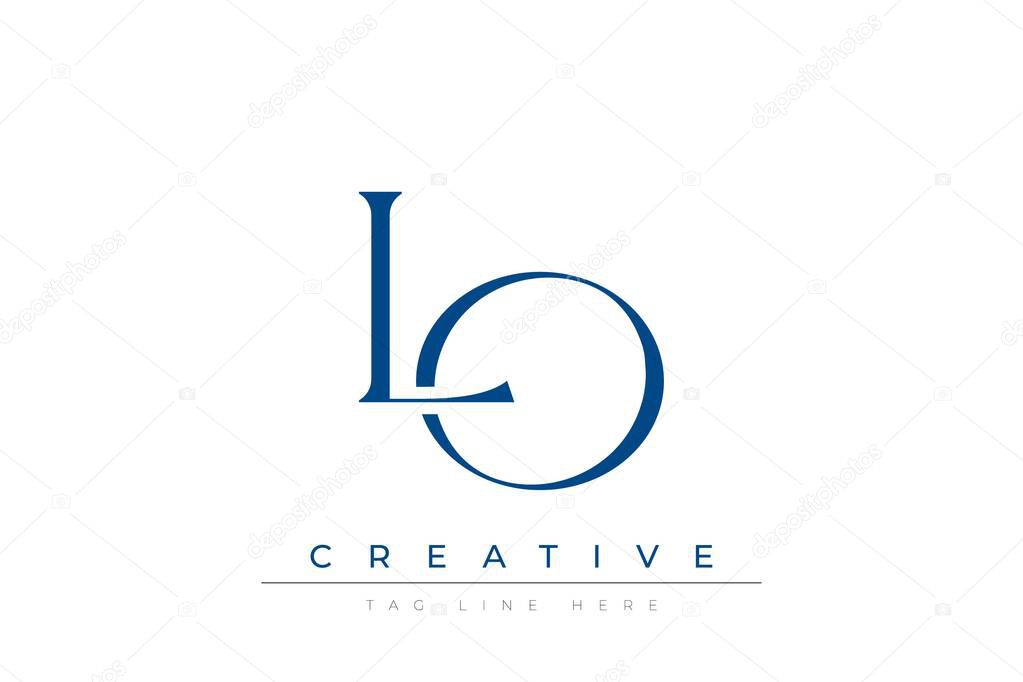 Blue stylized letters LO combined in a modern design on a clean white background, evoking professionalism and creativity. Ideal for branding, business identity, and corporate representation concepts.