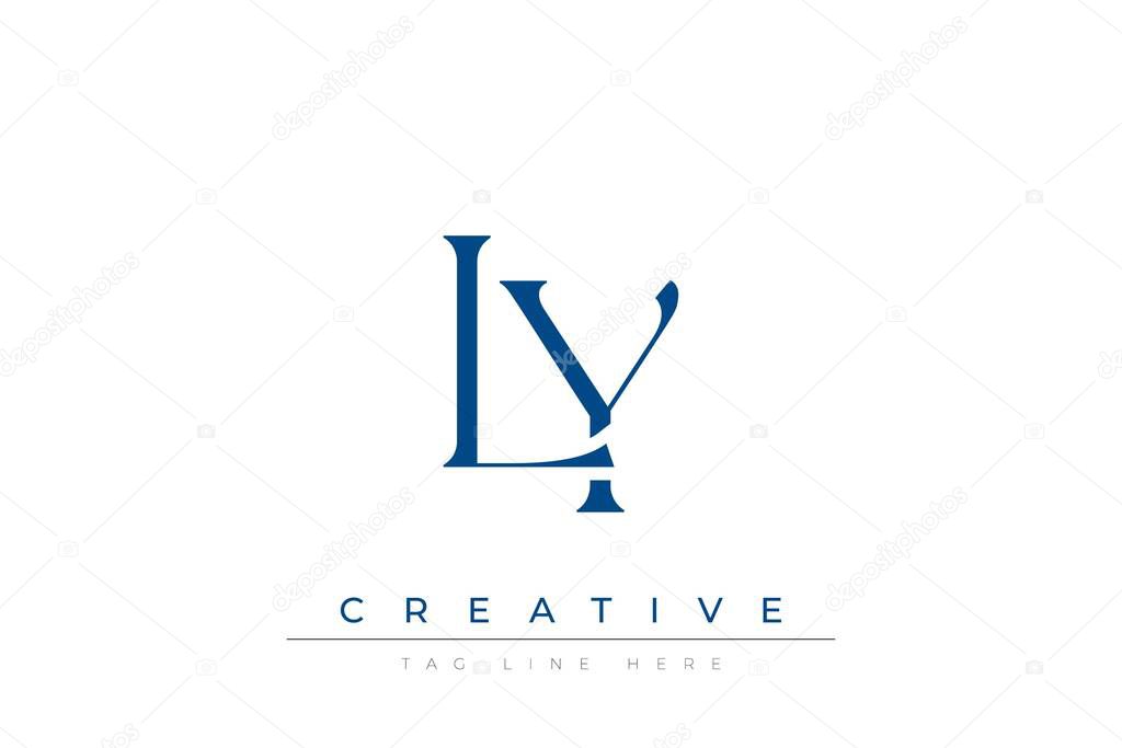 Blue stylized letters LY combined in a modern design on a clean white background, evoking professionalism and creativity. Ideal for branding, business identity, and corporate representation concepts.