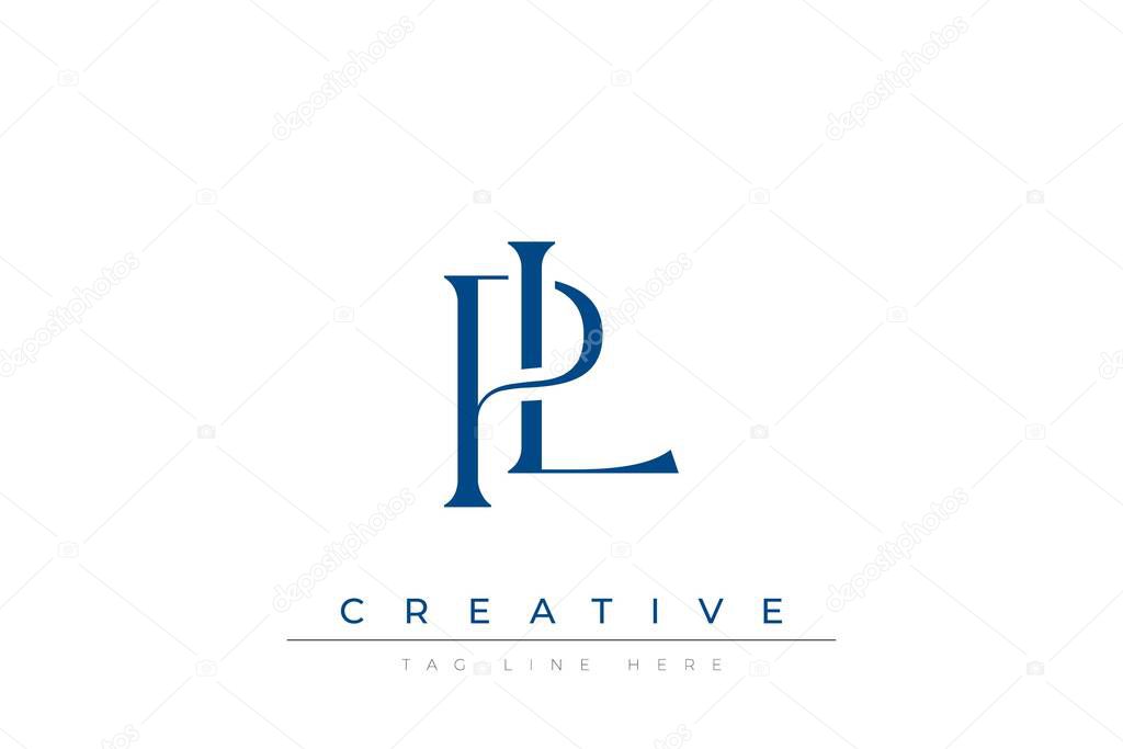 Blue stylized letters PL combined in a modern design on a clean white background, evoking professionalism and creativity. Ideal for branding, business identity, and corporate representation concepts.