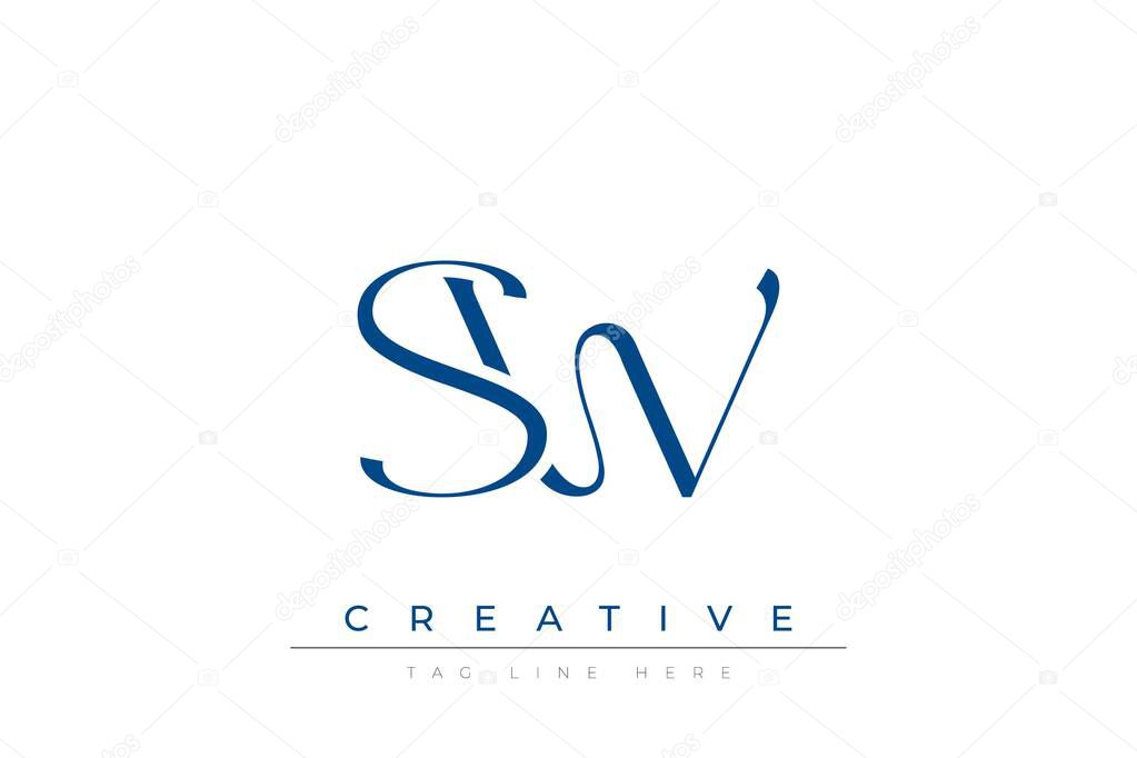 Blue stylized letters SW combined in a modern design on a clean white background, evoking professionalism and creativity. Ideal for branding, business identity, and corporate representation concepts.