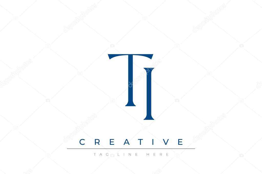 Blue stylized letters TI combined in a modern design on a clean white background, evoking professionalism and creativity. Ideal for branding, business identity, and corporate representation concepts.