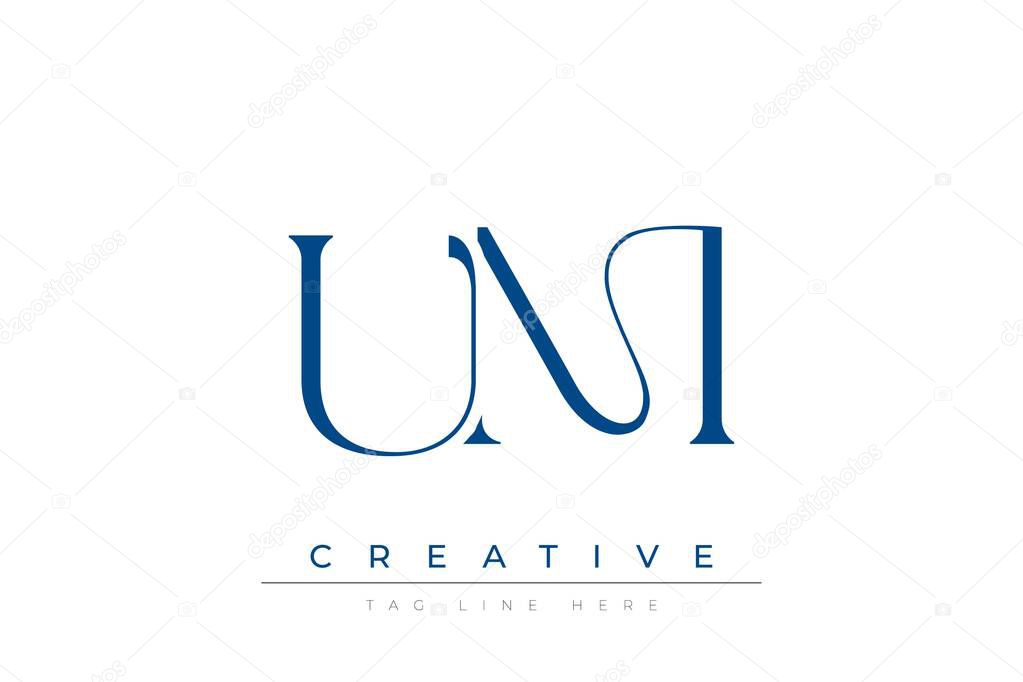 Blue stylized letters UM combined in a modern design on a clean white background, evoking professionalism and creativity. Ideal for branding, business identity, and corporate representation concepts.