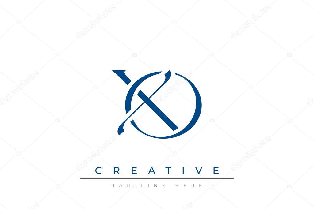 Blue stylized letters XO combined in a modern design on a clean white background, evoking professionalism and creativity. Ideal for branding, business identity, and corporate representation concepts.