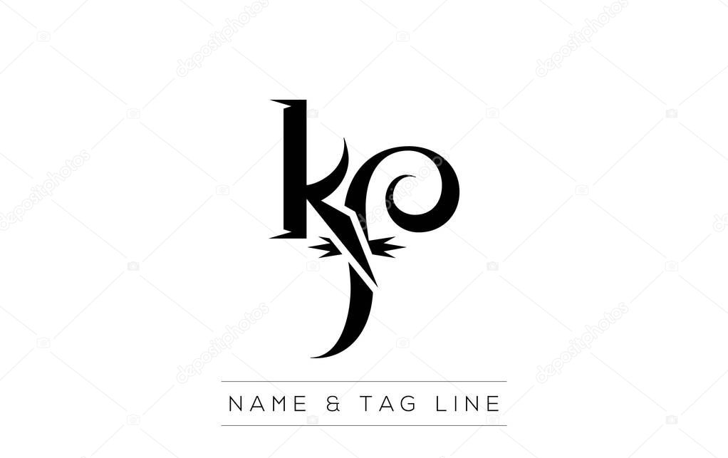 KF logo design. A sophisticated, minimalistic logo design featuring golden stylized typography, perfect for branding concepts emphasizing luxury, professionalism, and contemporary aesthetics.