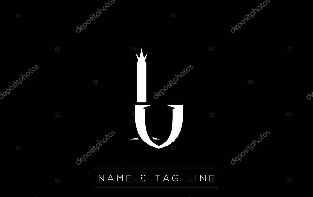 LV logo design. A sophisticated, minimalistic logo design featuring golden stylized typography, perfect for branding concepts emphasizing luxury, professionalism, and contemporary aesthetics.