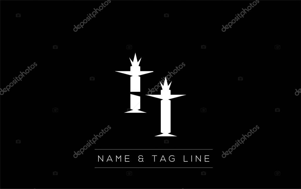 TT logo design. A sophisticated, minimalistic logo design featuring golden stylized typography, perfect for branding concepts emphasizing luxury, professionalism, and contemporary aesthetics.