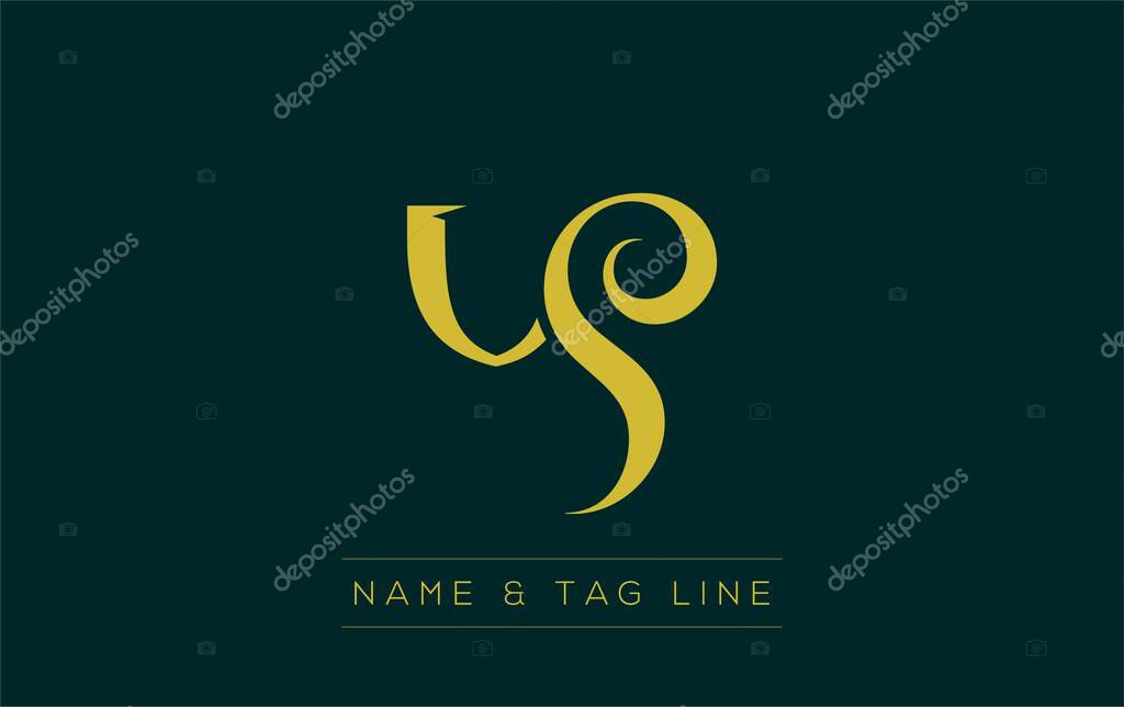 US logo design. A sophisticated, minimalistic logo design featuring golden stylized typography, perfect for branding concepts emphasizing luxury, professionalism, and contemporary aesthetics.