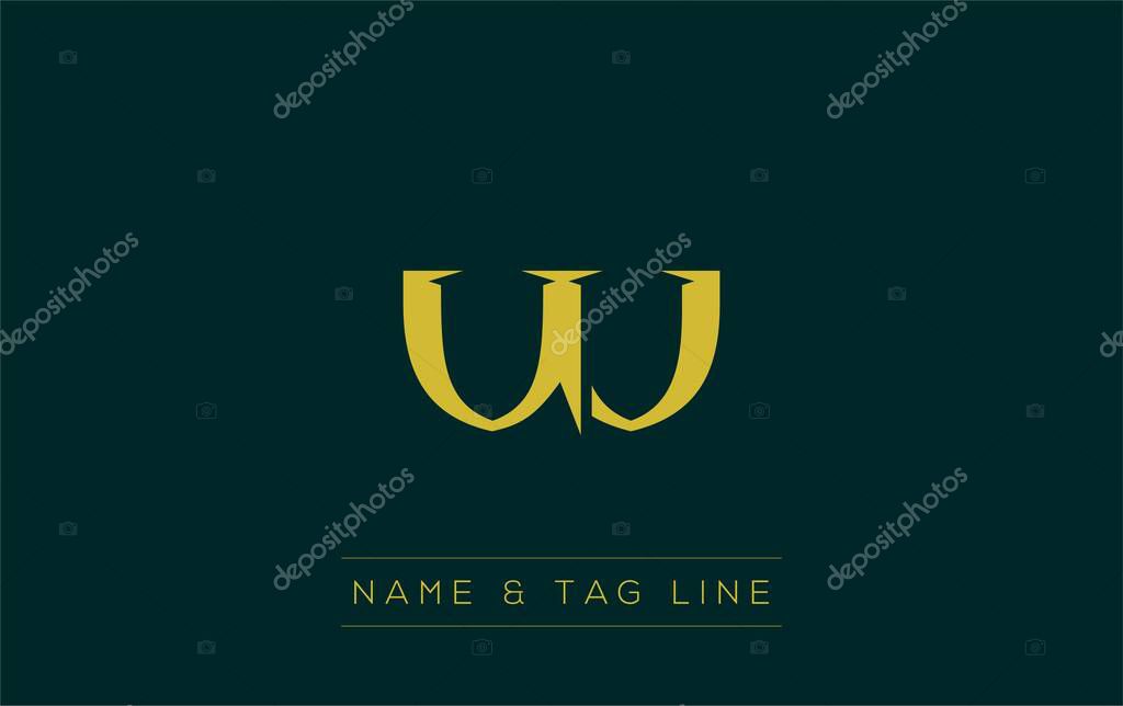 UV logo design. A sophisticated, minimalistic logo design featuring golden stylized typography, perfect for branding concepts emphasizing luxury, professionalism, and contemporary aesthetics.