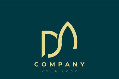 Bölge savcısı Modern Altın Logo. Bu modern ve zarif logo, A ve B harflerini stilize edilmiş, minimalist bir biçimde birleştiren zarif bir monogram tasarımı içeriyor. Lükse boyanmış altın renginde, deniz mavisi arkaplanına karşı.