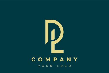 Modern Altın Logo. Bu modern ve zarif logo, A ve B harflerini stilize edilmiş, minimalist bir biçimde birleştiren zarif bir monogram tasarımı içeriyor. Lükse boyanmış altın renginde, deniz mavisi arkaplanına karşı.