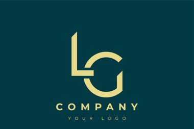 LG Modern Golden Logo. This modern and elegant logo features a sleek monogram design combining the letters A and B in a stylized, minimalist form. Rendered in a luxurious gold color against a deep teal background.