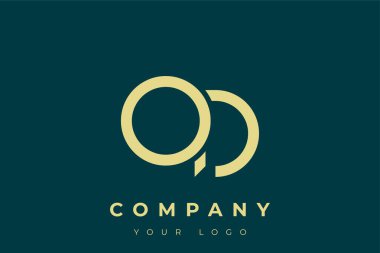 Aşırı doz Modern Altın Logo. Bu modern ve zarif logo, A ve B harflerini stilize edilmiş, minimalist bir biçimde birleştiren zarif bir monogram tasarımı içeriyor. Lükse boyanmış altın renginde, deniz mavisi arkaplanına karşı.