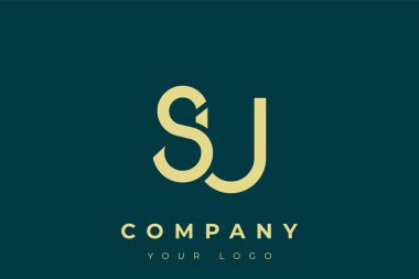 SU Modern Altın Logo. Bu modern ve zarif logo, A ve B harflerini stilize edilmiş, minimalist bir biçimde birleştiren zarif bir monogram tasarımı içeriyor. Lükse boyanmış altın renginde, deniz mavisi arkaplanına karşı.