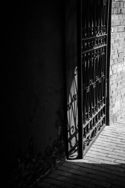 Gölge Oyunu: Karmaşık Demir Kapı Döküm Kalıpları Brick Pathway