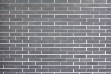 Modern Gri Tuğla Duvar Deseni Tek Yönlü Yatay Satırlar Temiz Mimari Arkaplan Oluşturuyor
