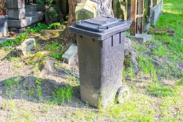 Eski yıpranmış mezar taşları ve yeşil çimlere saçılmış mezar taşlarıyla tarihi mezarlık.