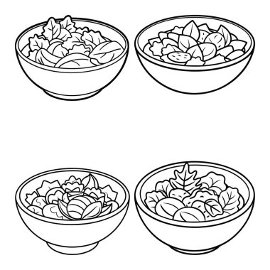 Satır & Doldurma biçimi vol-2 ile salata