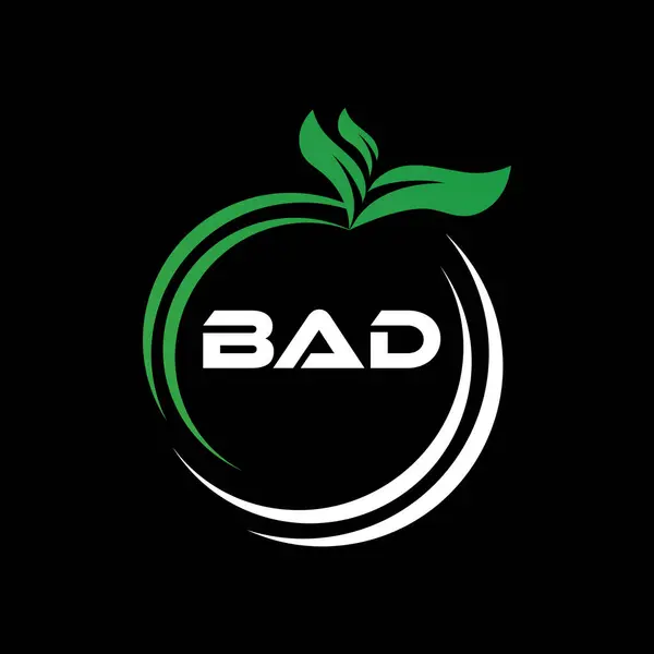 Kötü harf logosu tasarımı. Kötü basit ve modern monogram logosu. Soyut Alfabe Vektör Tasarımı.