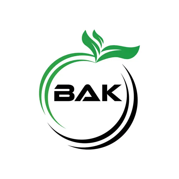BAK mektup logosu tasarımı. BAK Basit ve modern monogram logosu. Soyut Alfabe Vektör Tasarımı.