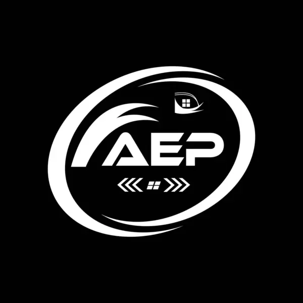 AEP harf logosu tasarımı. Basit ve modern monogram logosu. Soyut Alfabe Vektör Tasarımı.