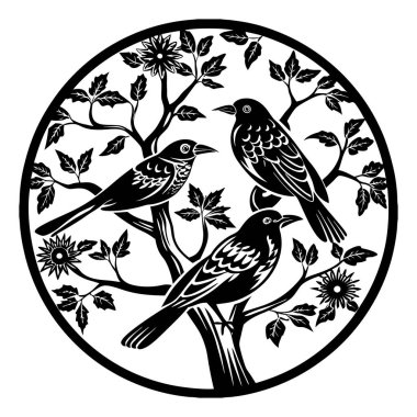 Minimalist Bird Silhouette Collection clipart