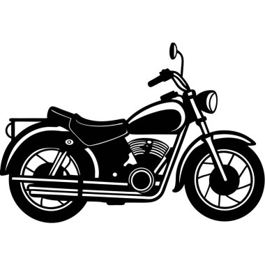 Retro Vintage Motosiklet Görünümü