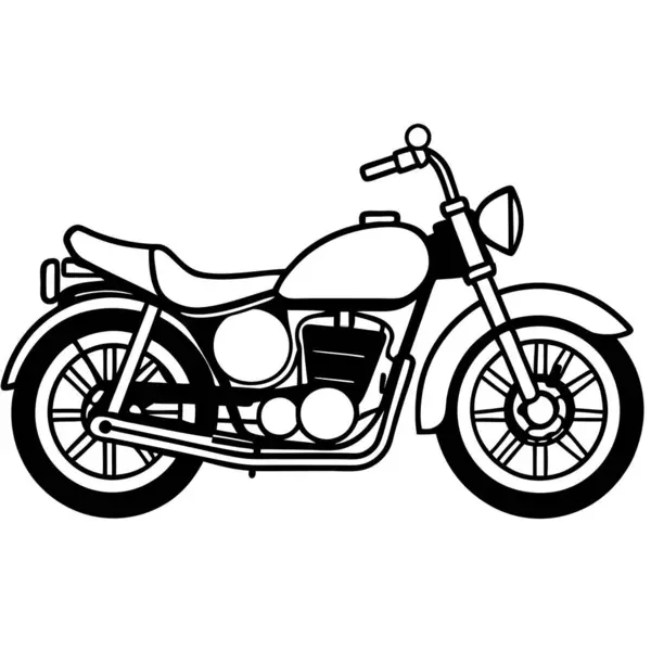 Retro Vintage Motosiklet Görünümü